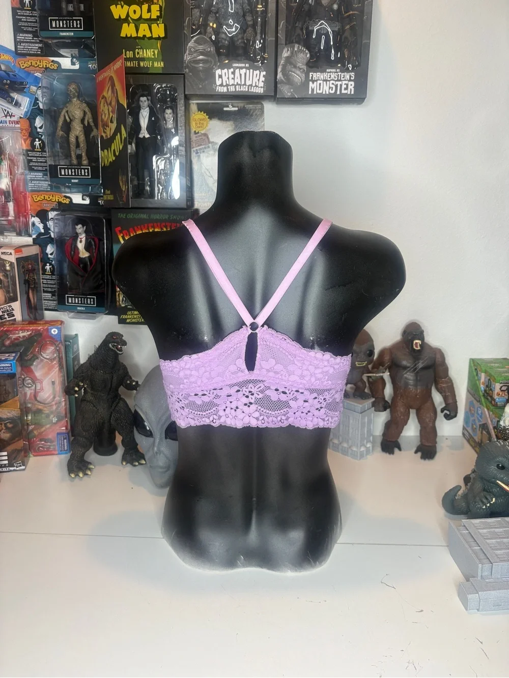 Forever 21 Pink & Lavender Lace Bralette Set